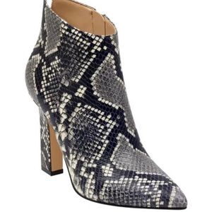 Marc Fisher Limited Mella2 python ankle boots